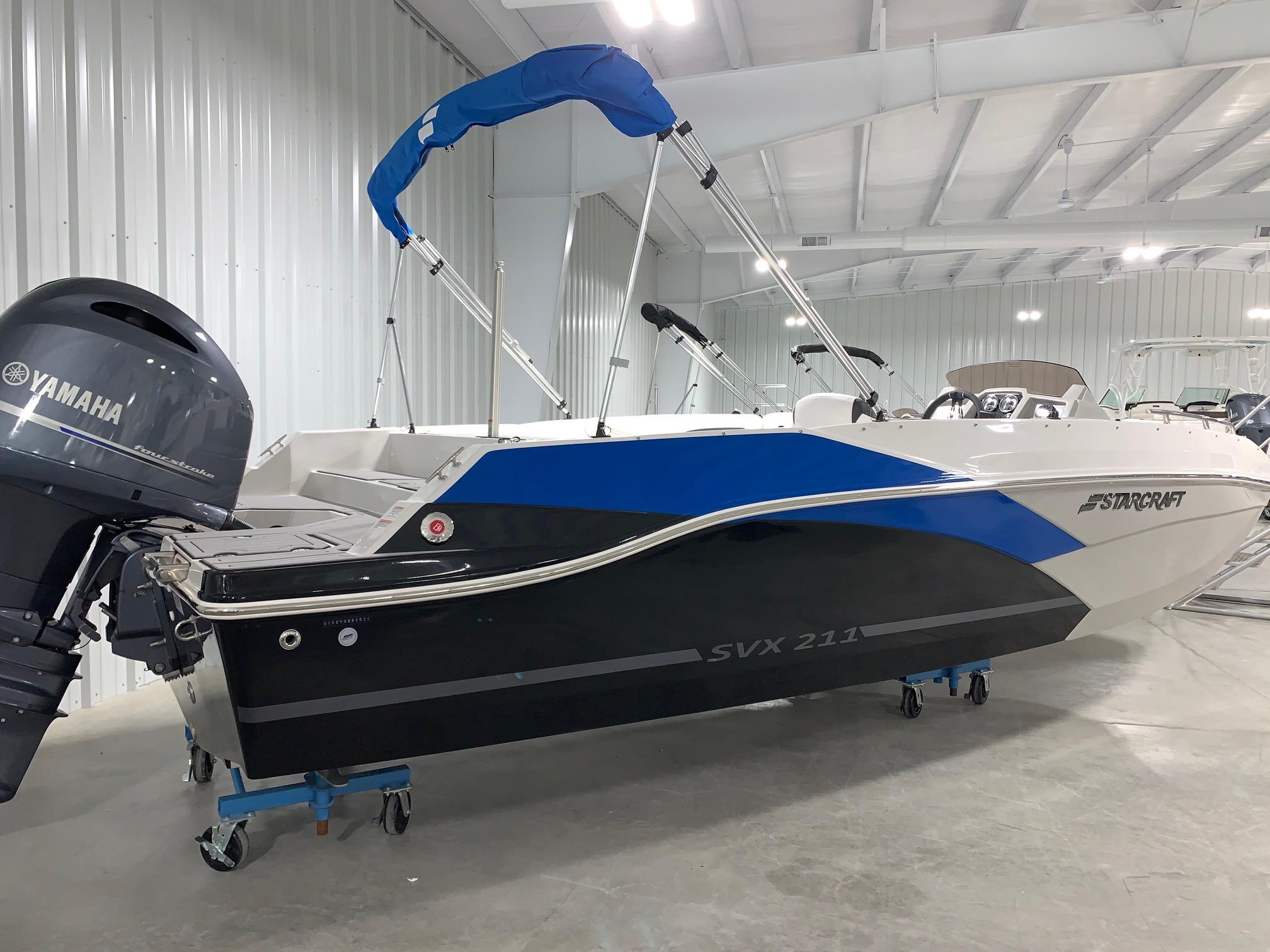 2021 Starcraft SVX 211 Electric Blue/Silver/Black For Sale In NC Angler's Marine 9107557900